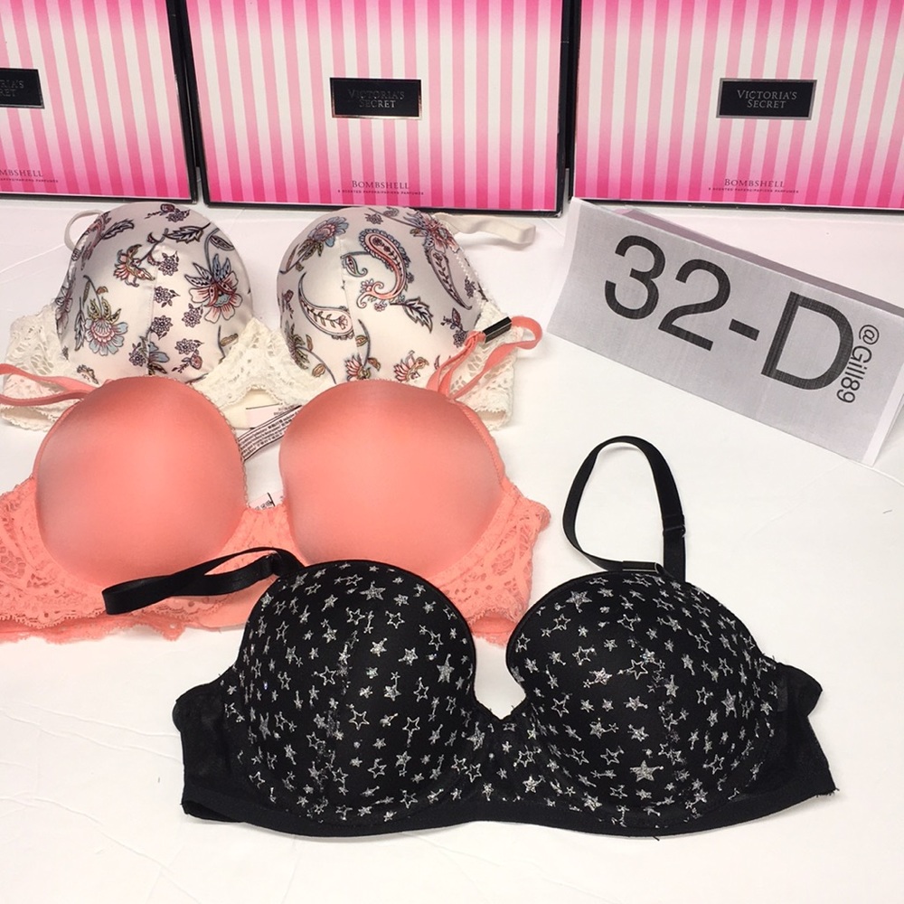 NEW❤️3 VICTORIA SECRET DREAM ANGEL LINED BRA